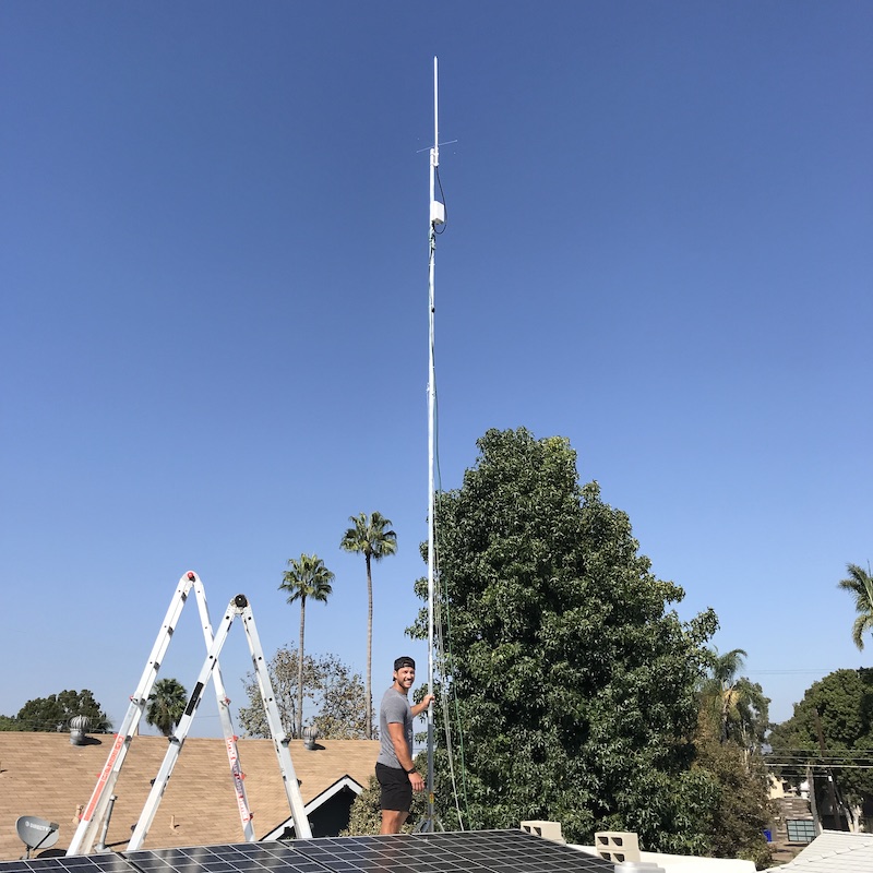 Correct elevation placement on rooftop